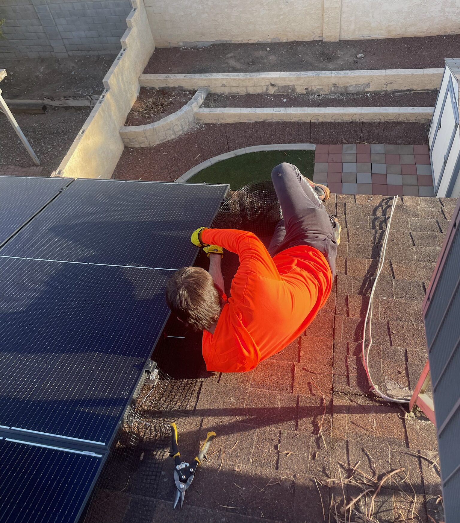 Pigeon guard installation